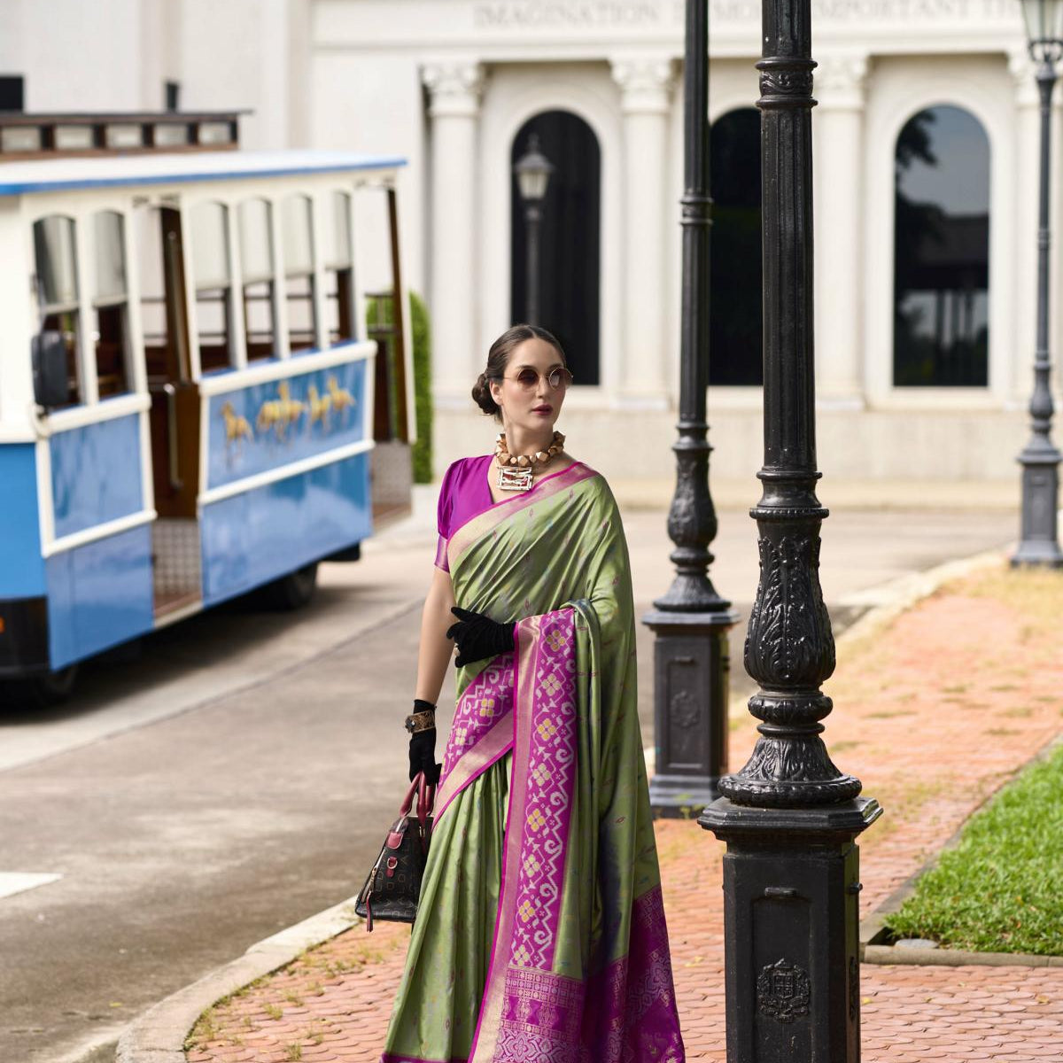 Banarasi Silk Saree with Zari Perfection
