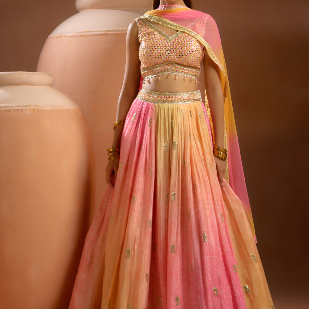 Elegant Silk Lehenga
