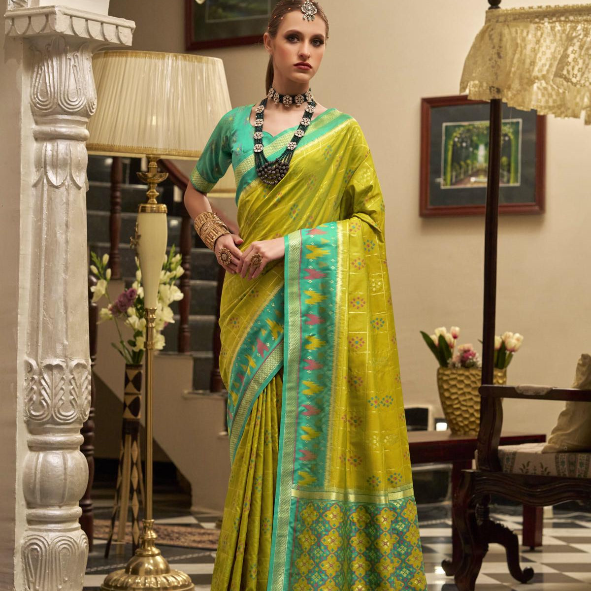 Banarasi Silk Saree With Zari