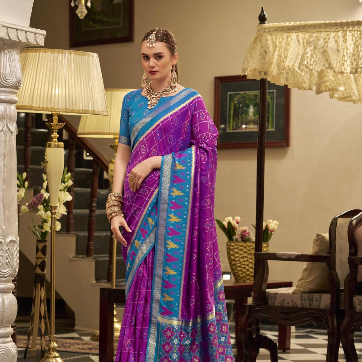 Banarasi Silk Saree With Zari