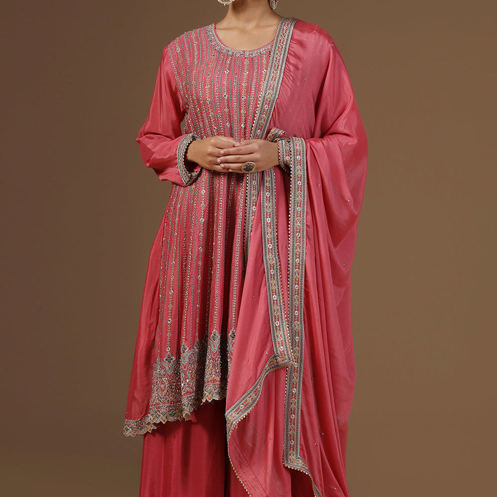 Elegance Crepe Sharara Suit