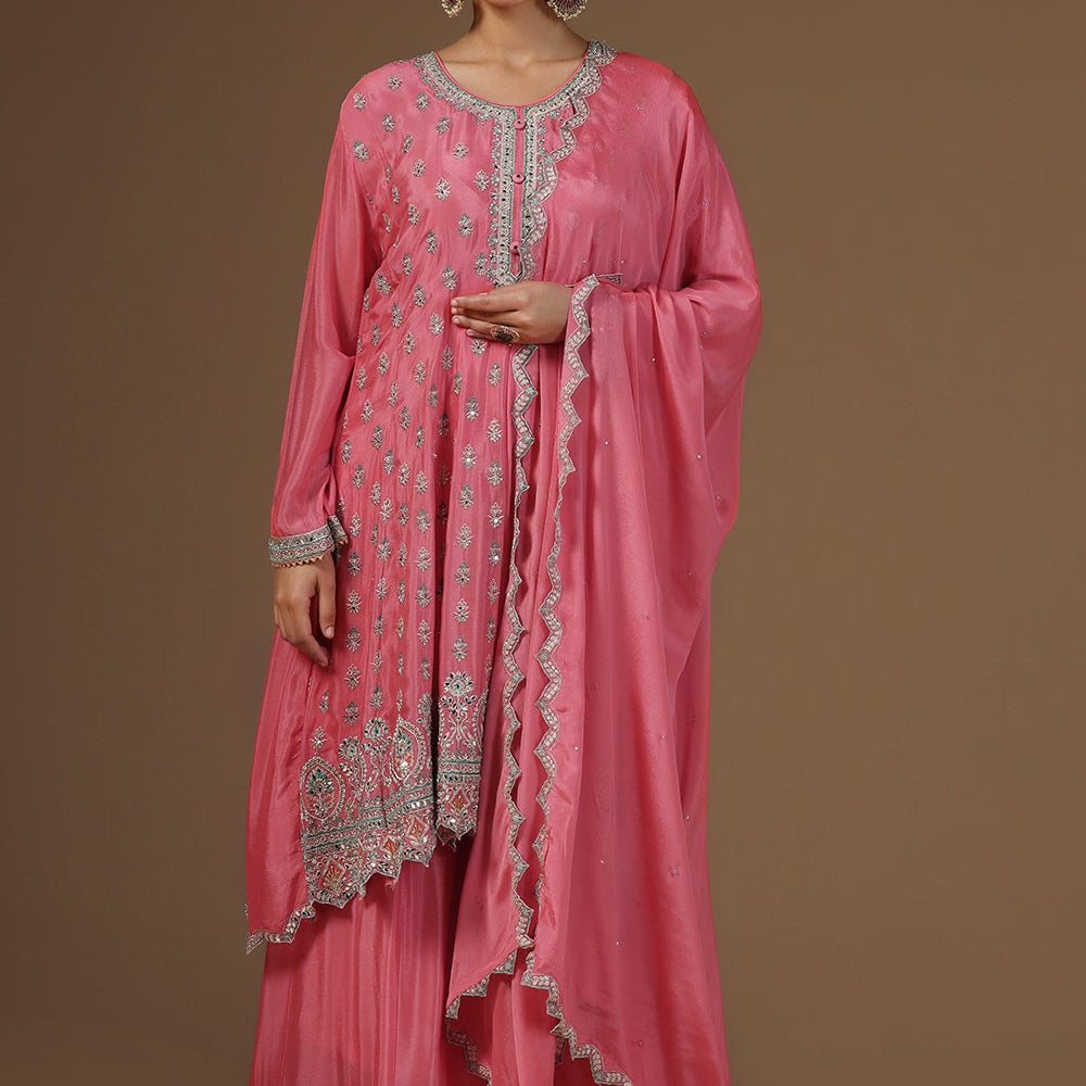 Elegance Crepe Sharara Suit