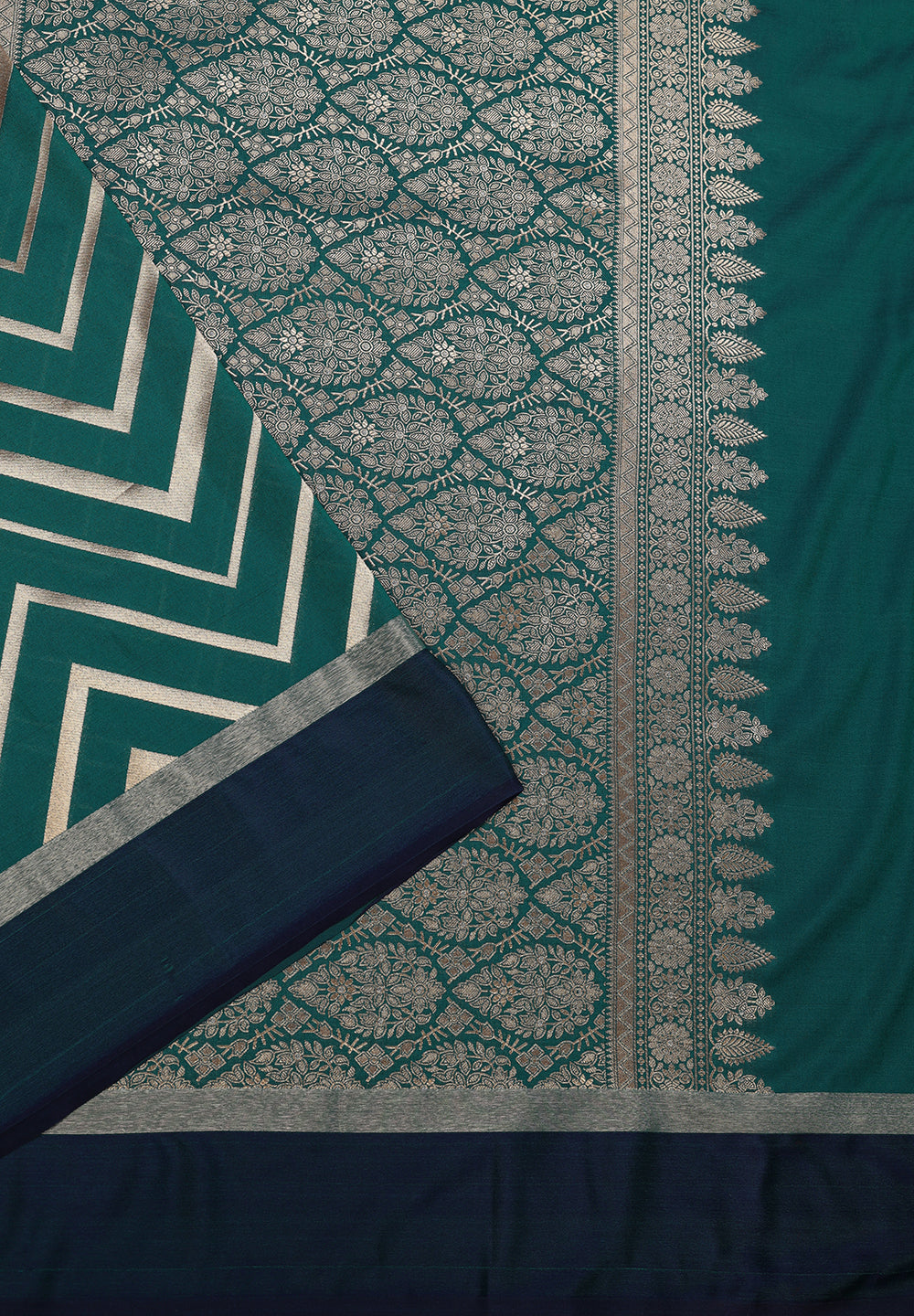 Shop Stylish Banarsi Stain Silk Saree for Women Online