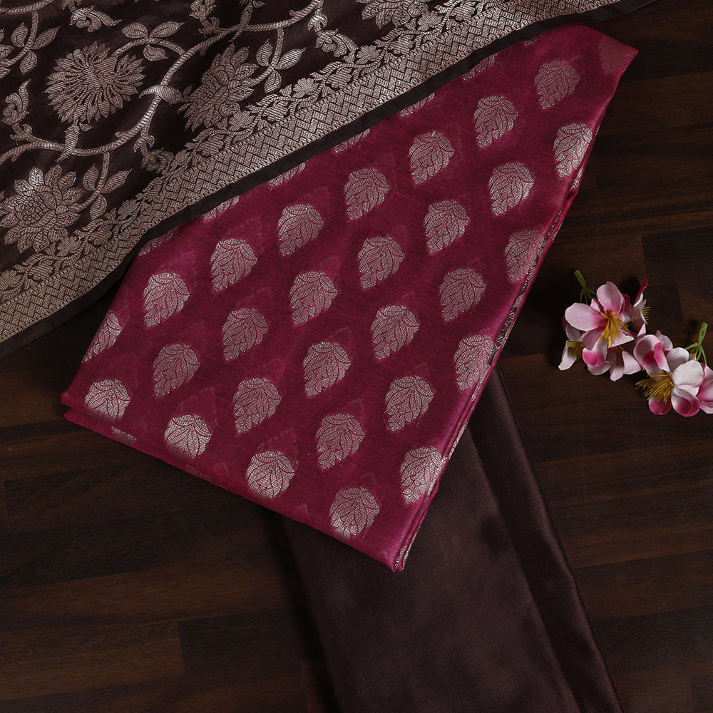 Royal Charm Banarsi Art Silk Suit Set