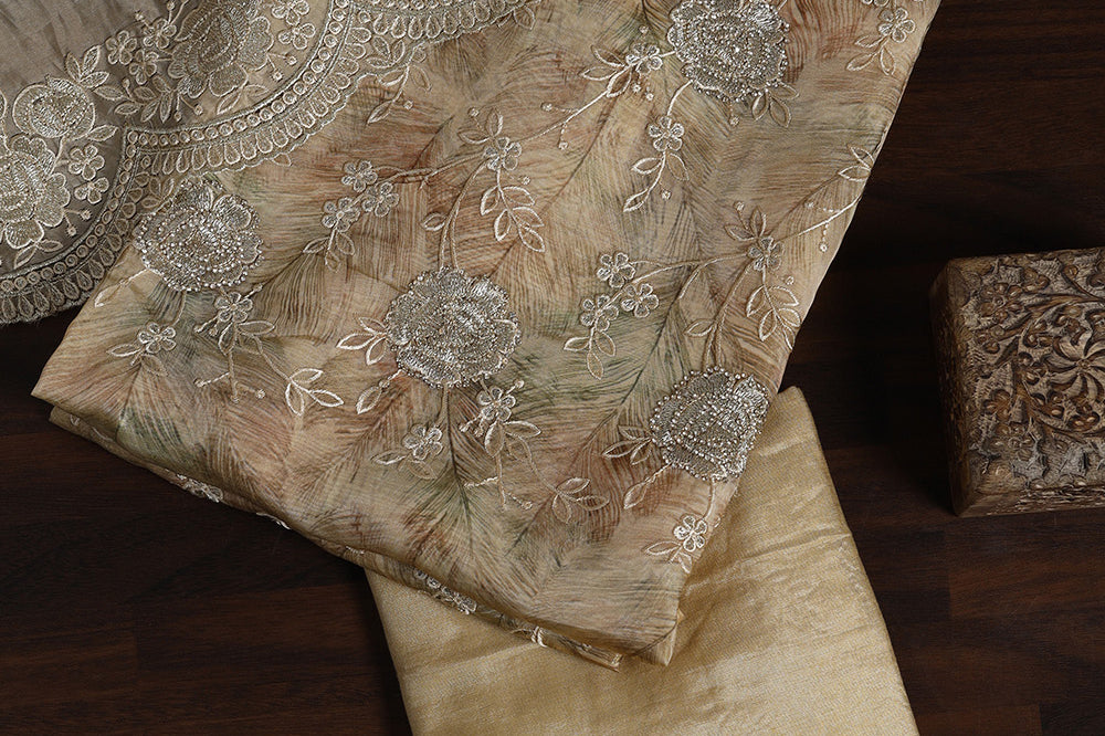 Tissue Unstitched Suit Set