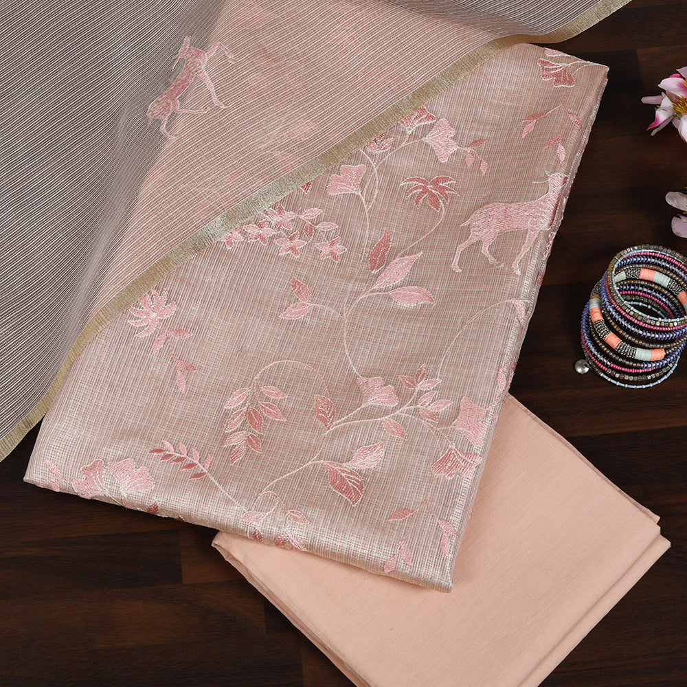 Kota Doria Fabric Suit Set