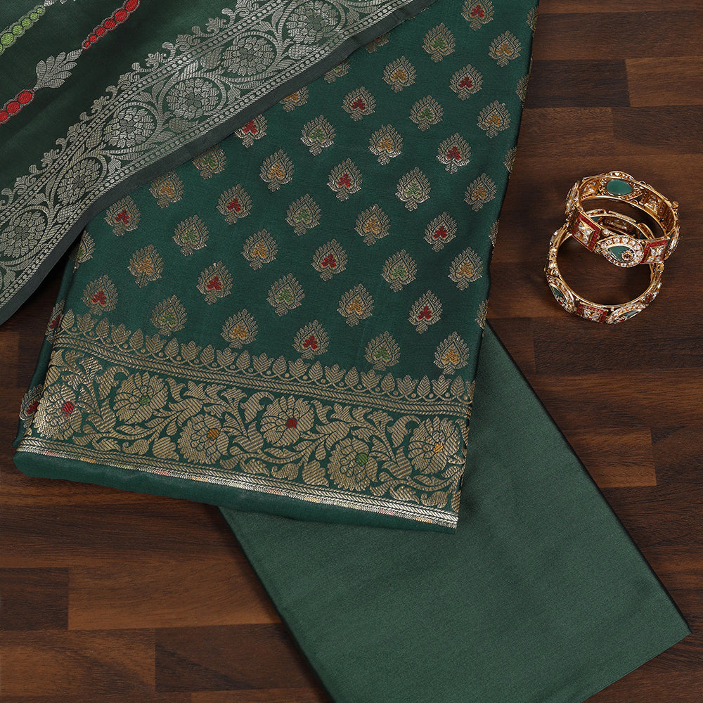 Banarsi Silk Fabric Suit