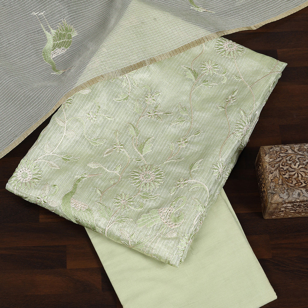 Kota Doria Fabric Suit Set