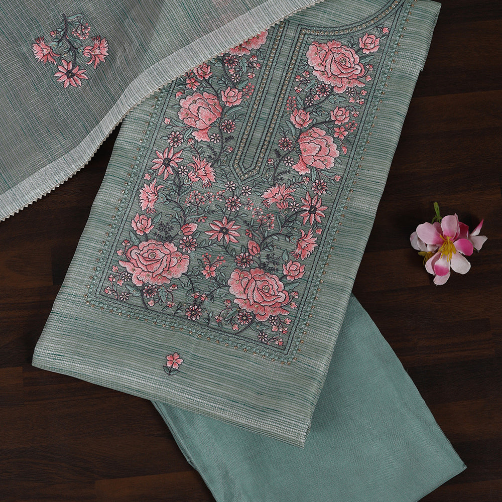 Kota Doria Fabric Suit Set