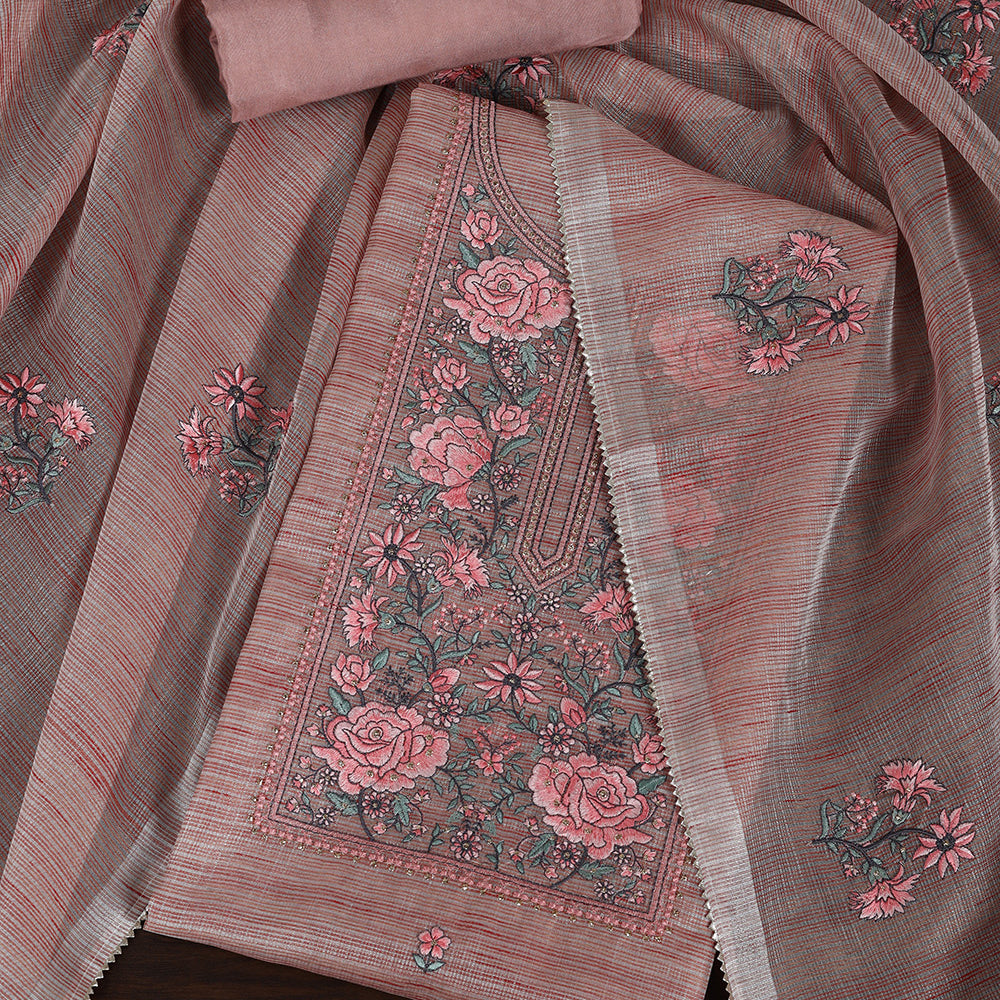 Kota Doria Fabric Suit Set