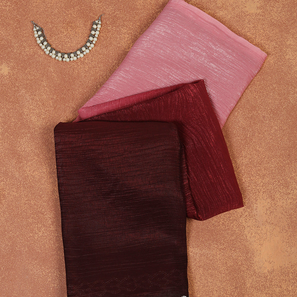 ZARKAN CUT WORK EMBROIDERY SAREE