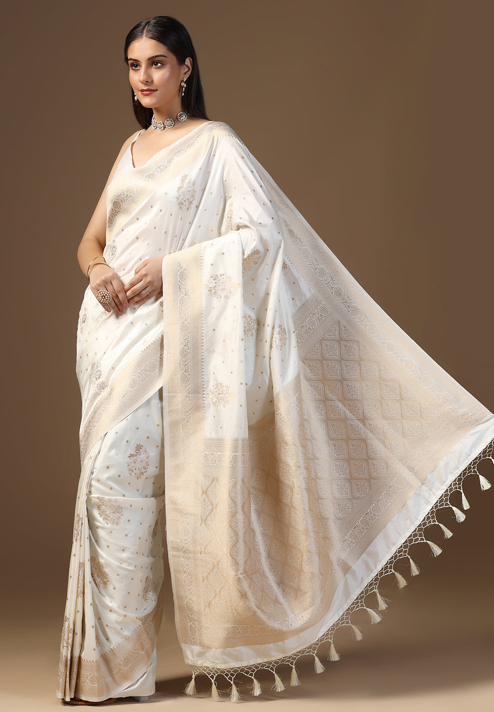 Shop Banarsi Soft Silk Saree for Women Online