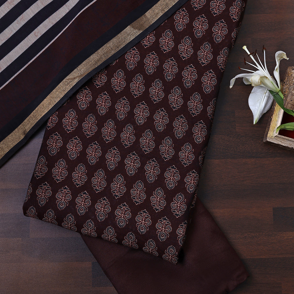 Modal Cotton Printed Unstitched Suit