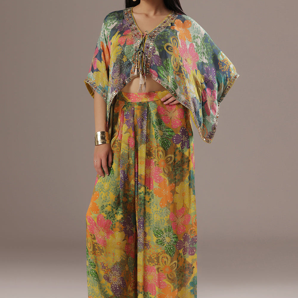 Shine Bright: Multi-Colour Mirror & Sequin Co-ord Set