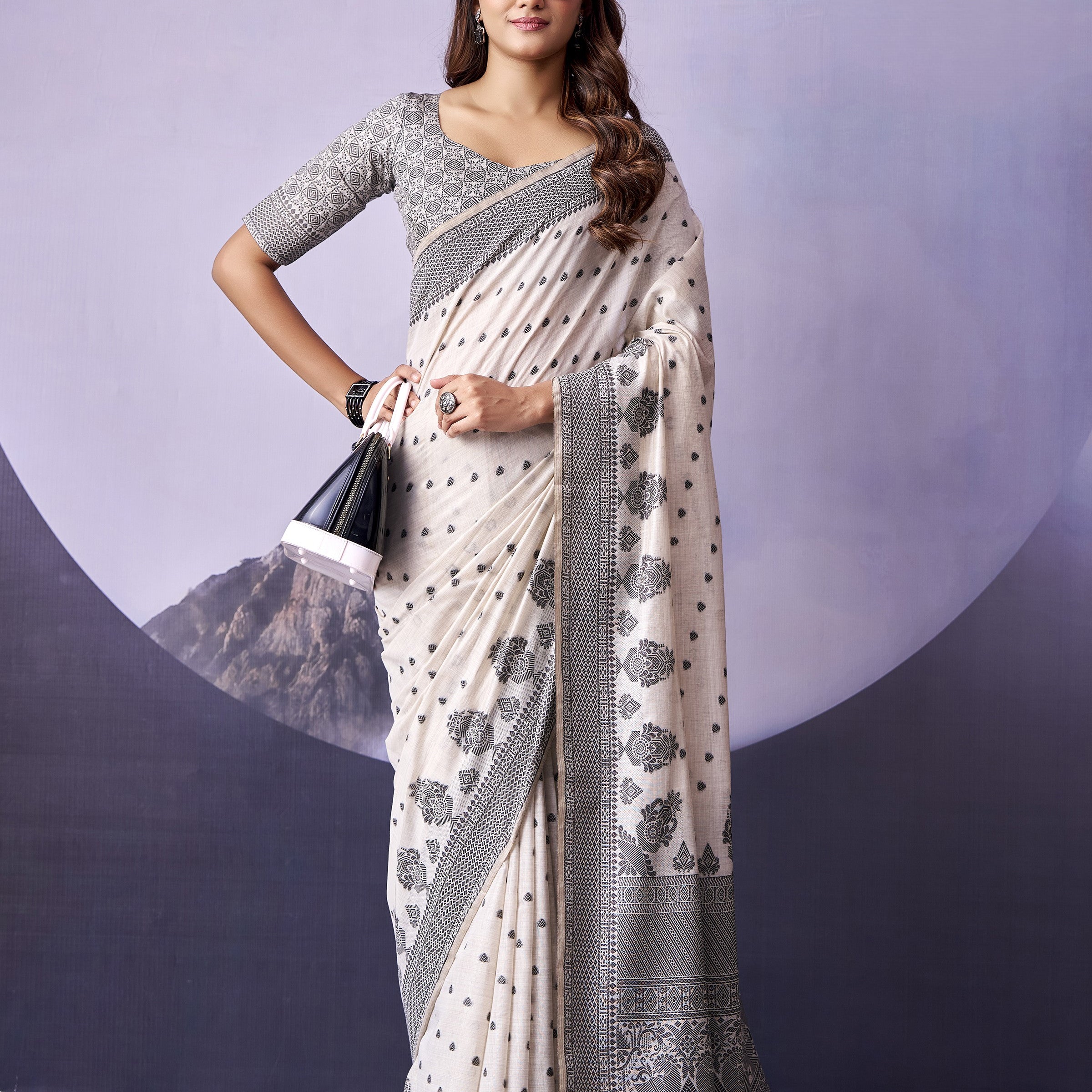 Elevate Your Everyday Style in Premium Printed Cotton Saree