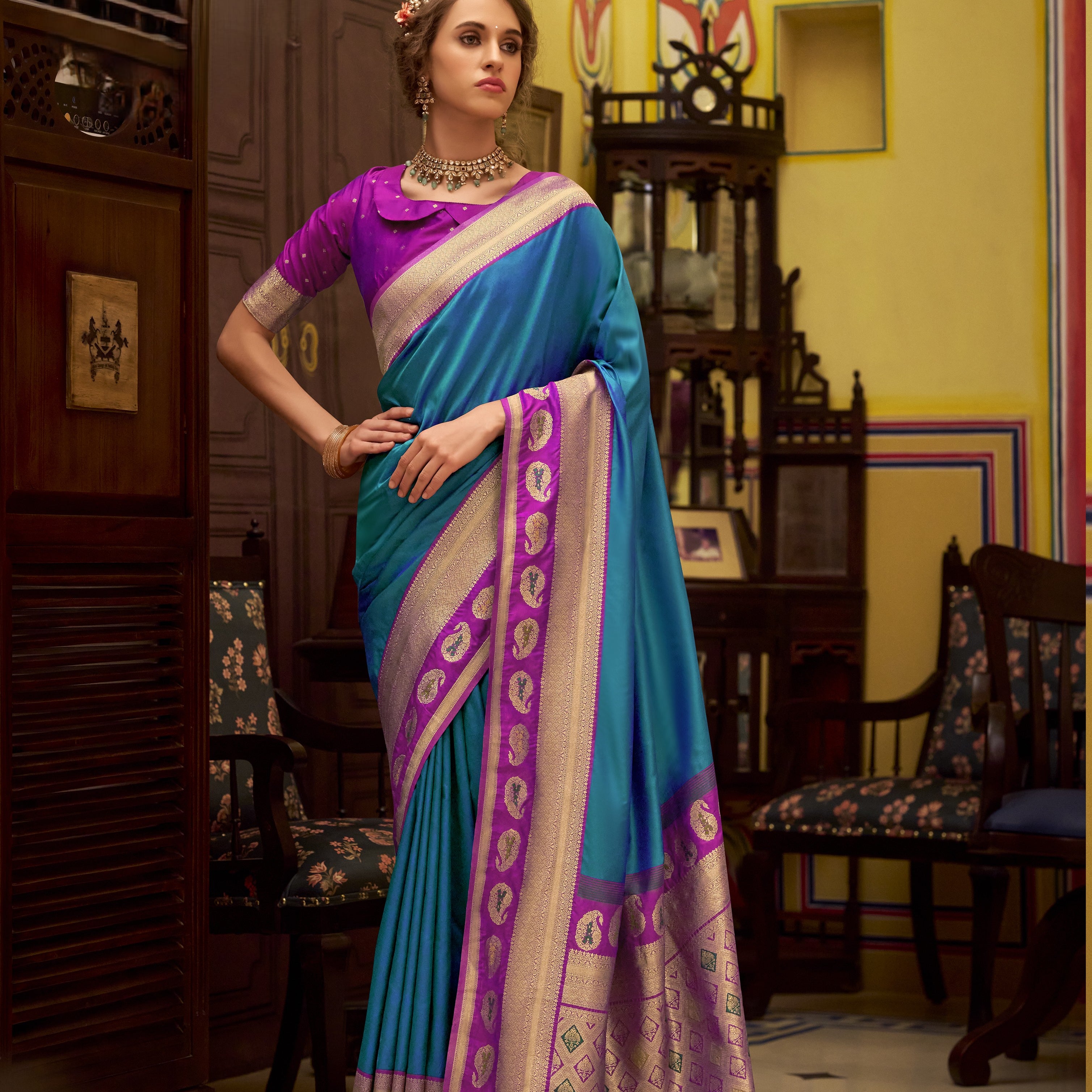 Festive Banarasi Silk Saree