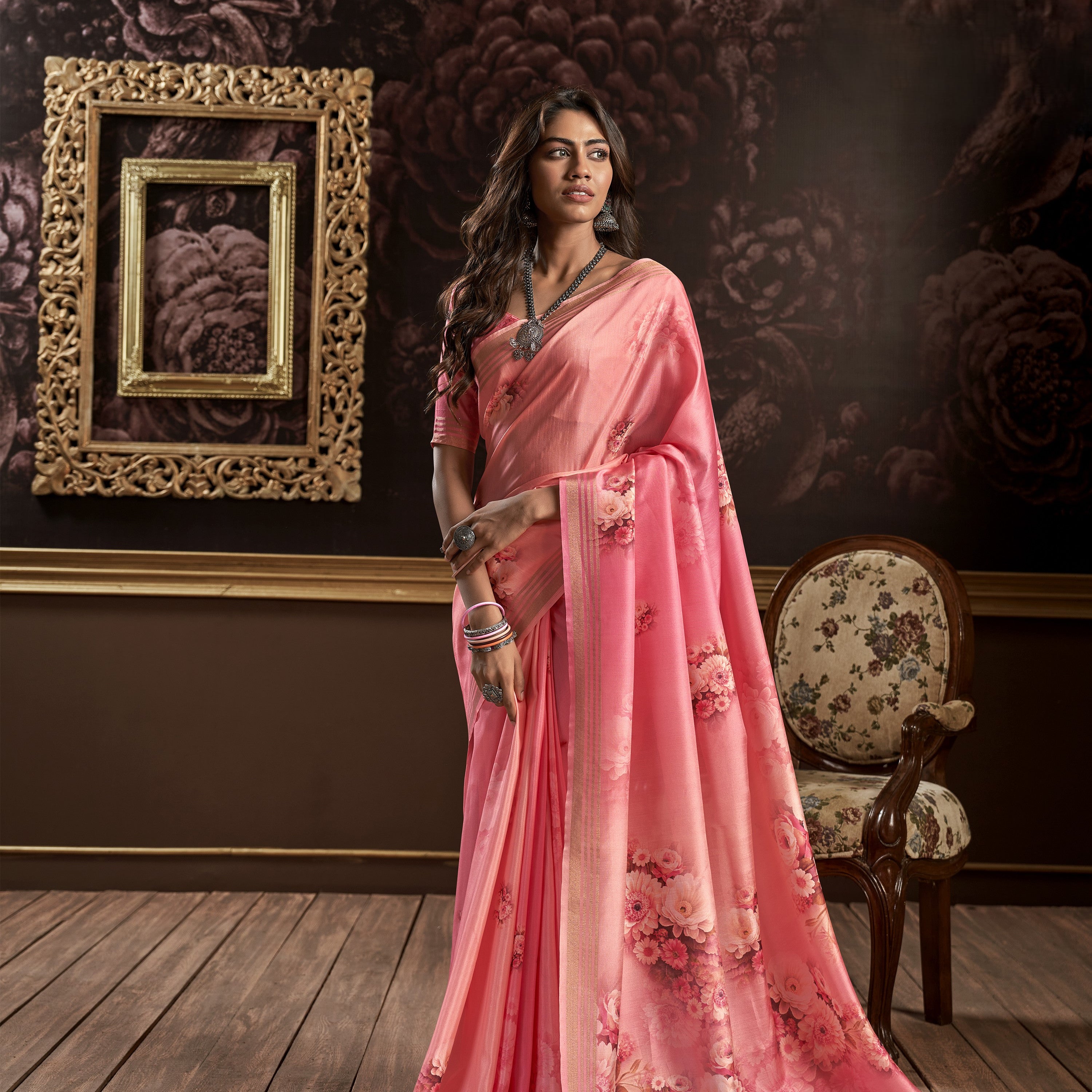 Silk Designer Printed Saree