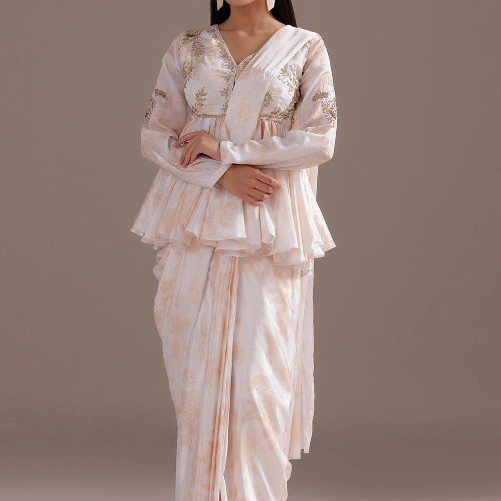 Shine Bright: Mangenta Colour Dori & Sequin Work Sharara