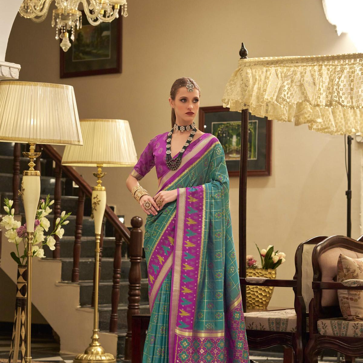 Banarasi Silk Saree With Zari