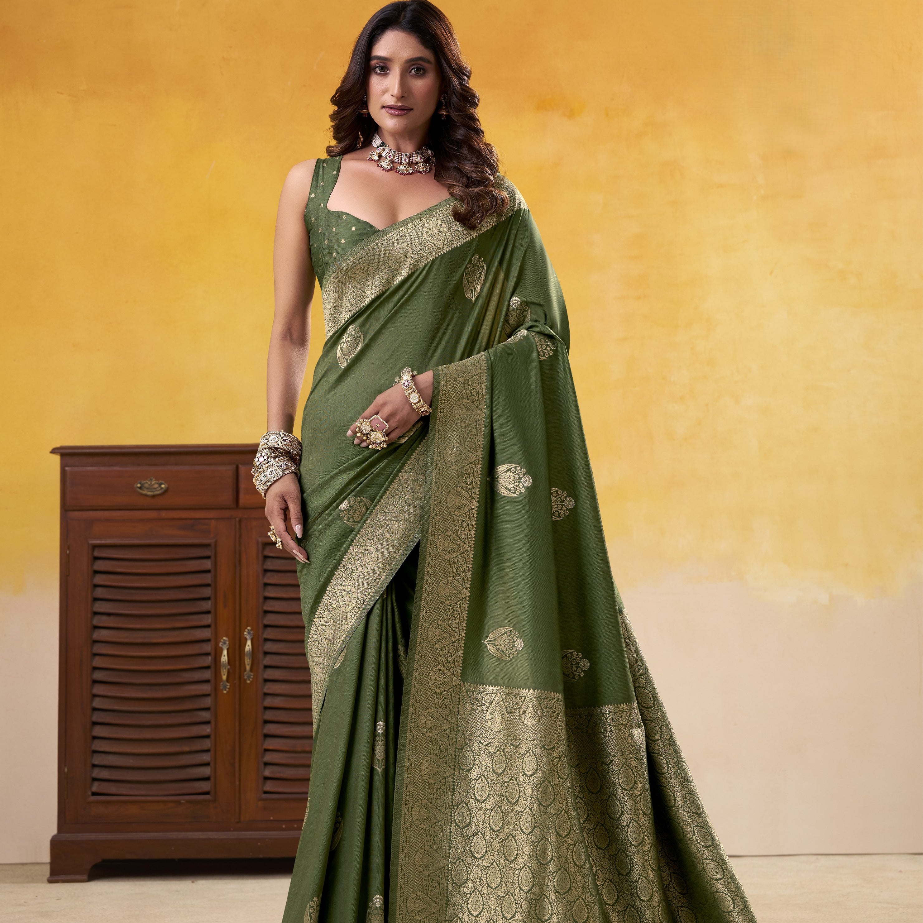 Silk Saree with Zari Perfection