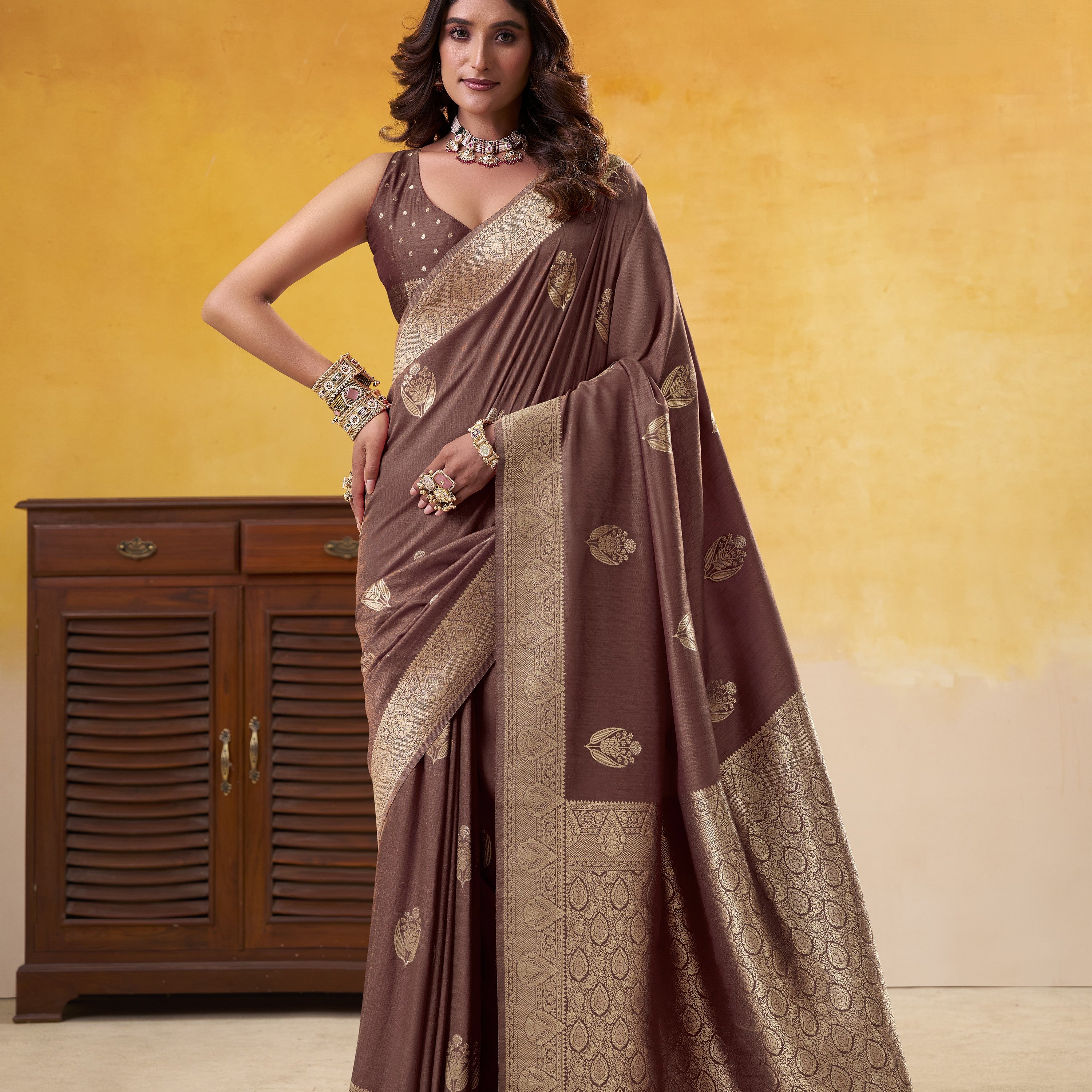 Silk Saree with Zari Perfection