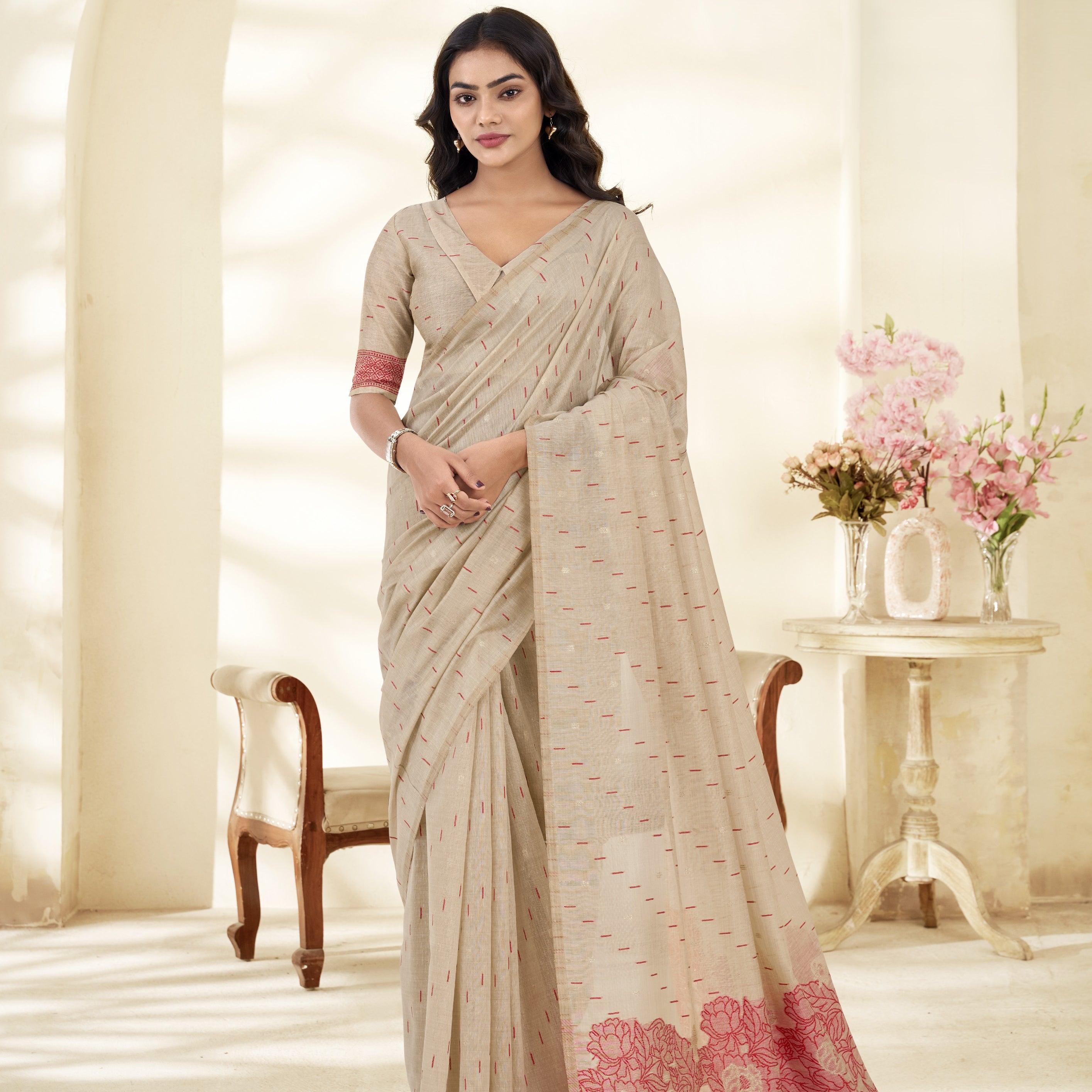 floral sarees online