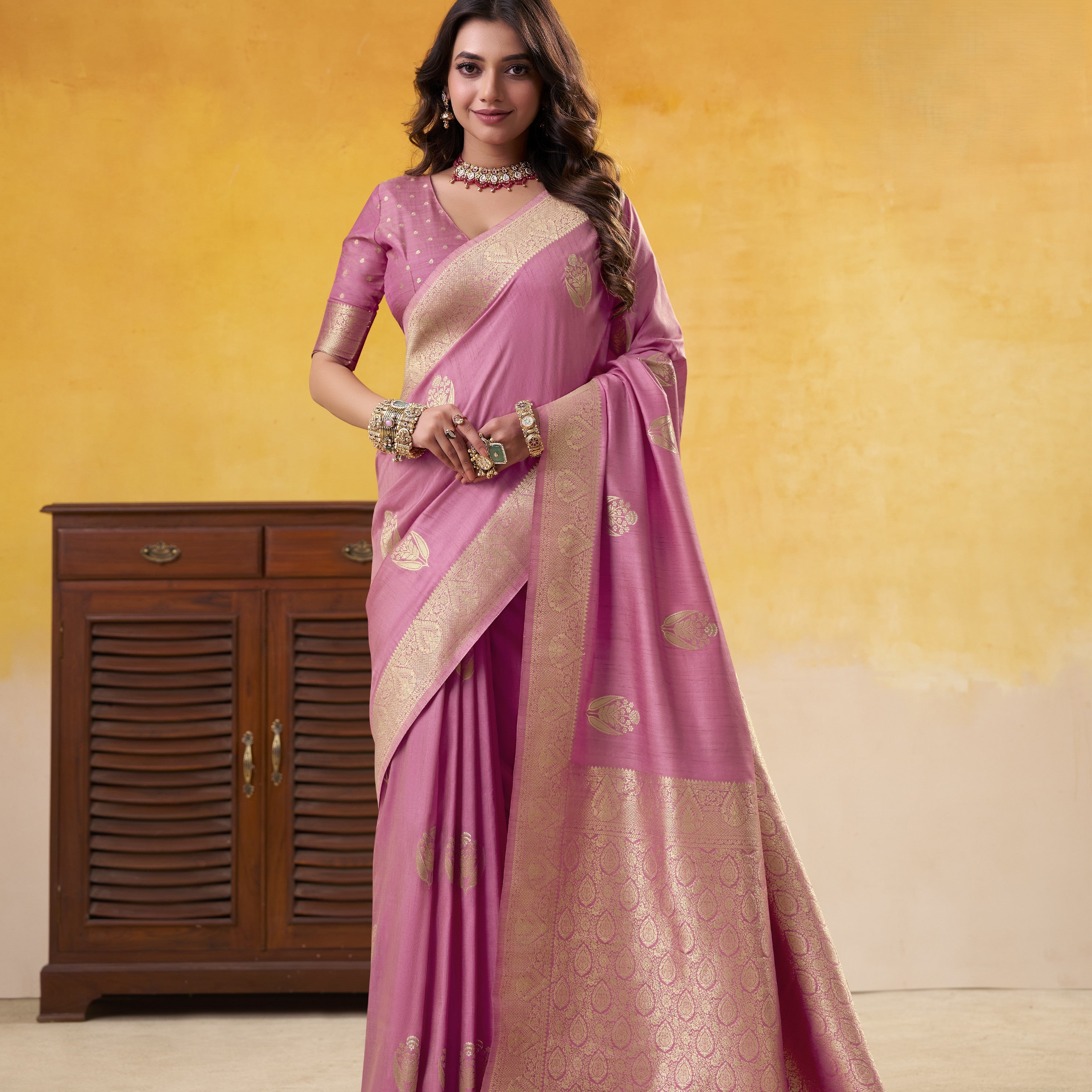 Silk Saree with Zari Perfection