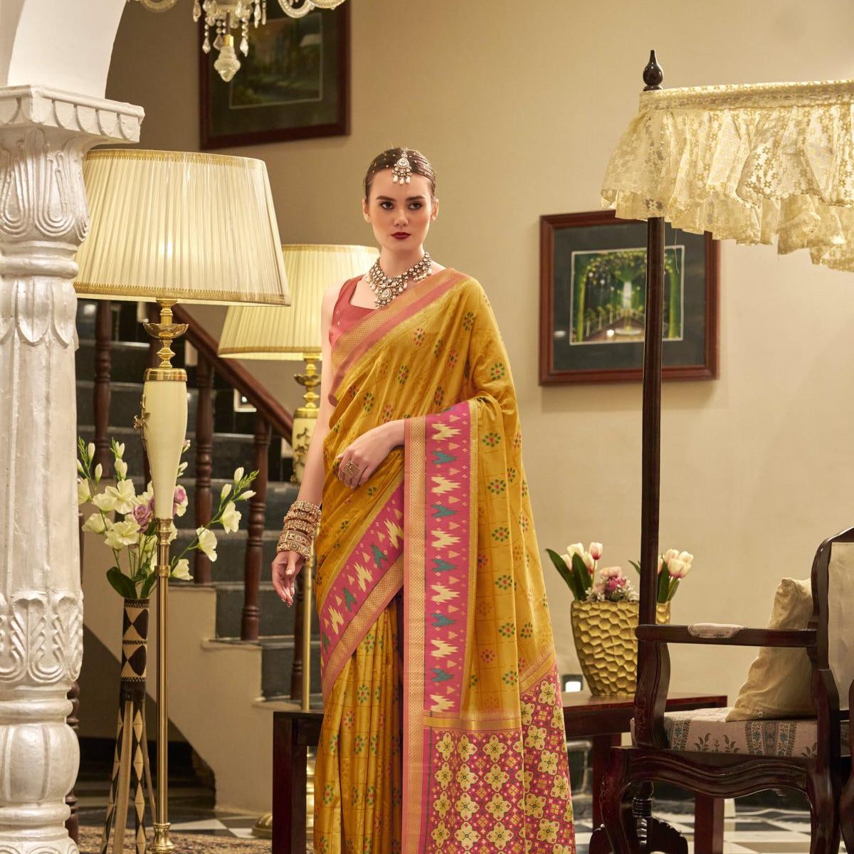 Banarasi Silk Saree With Zari