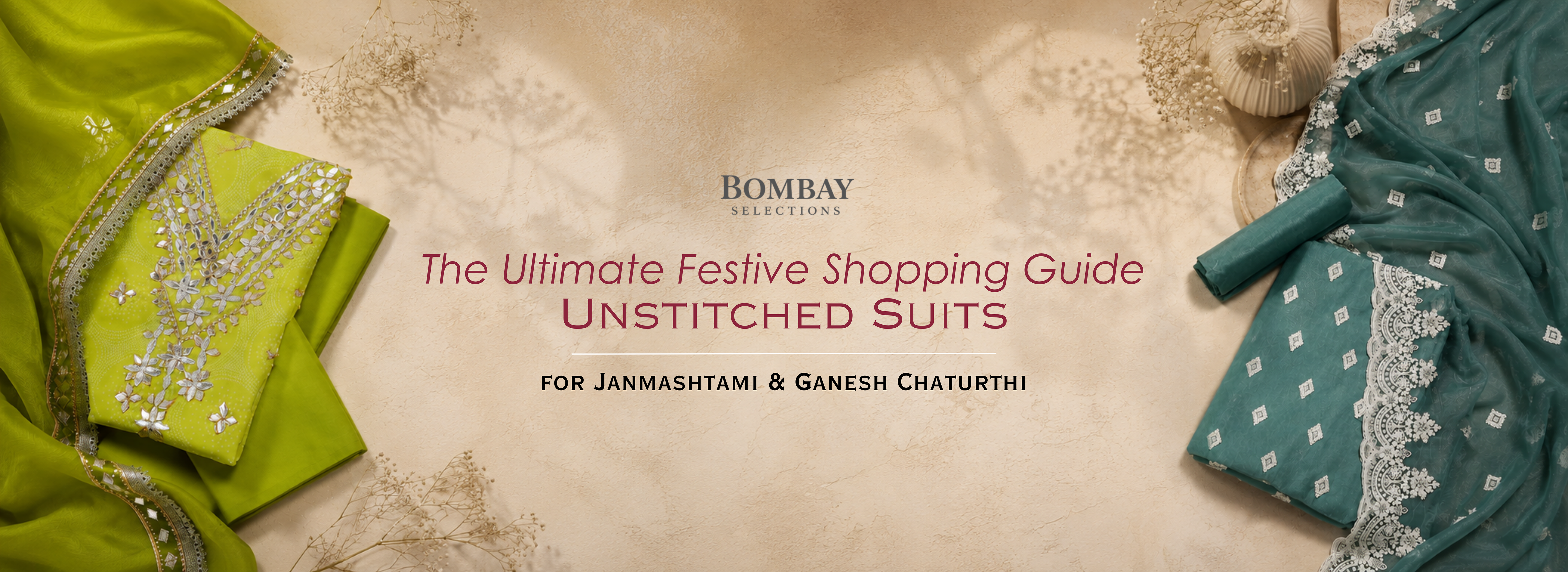 The Ultimate Festive Shopping Guide: Unstitched Suits for Janmashtami & Ganesh Chaturthi