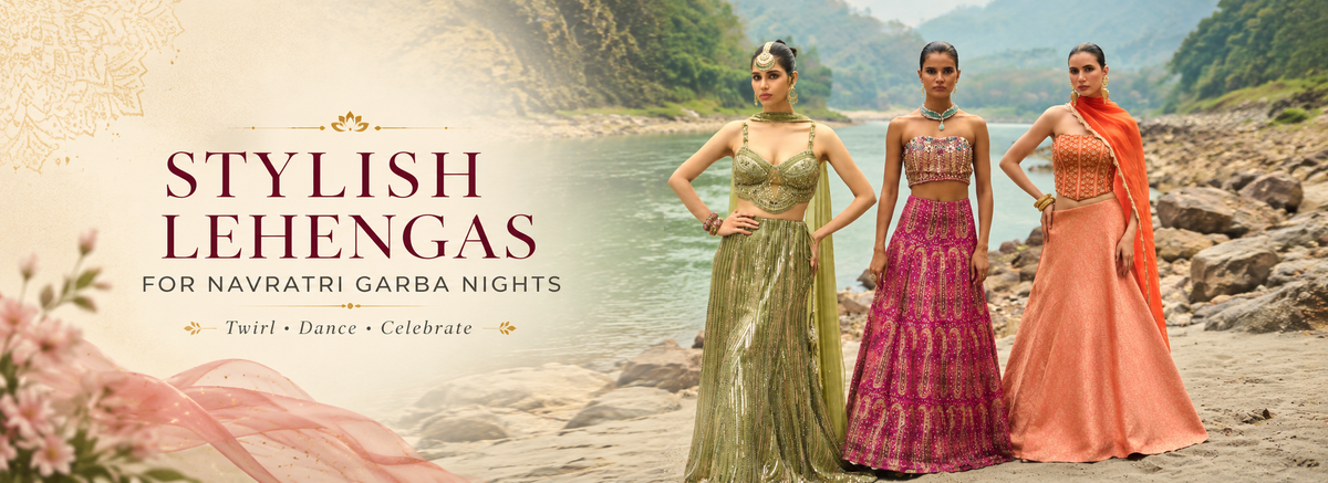What to Wear to a Garba Night? Stylish Lehengas for Navratri at Bombay Selections