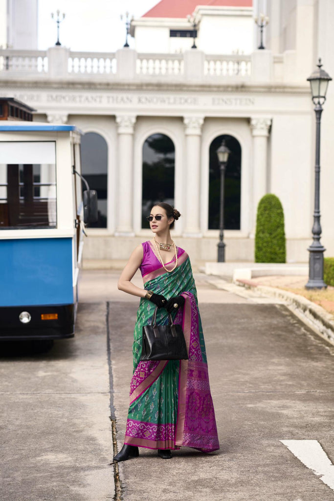 Banarasi Silk Saree with Zari Perfection