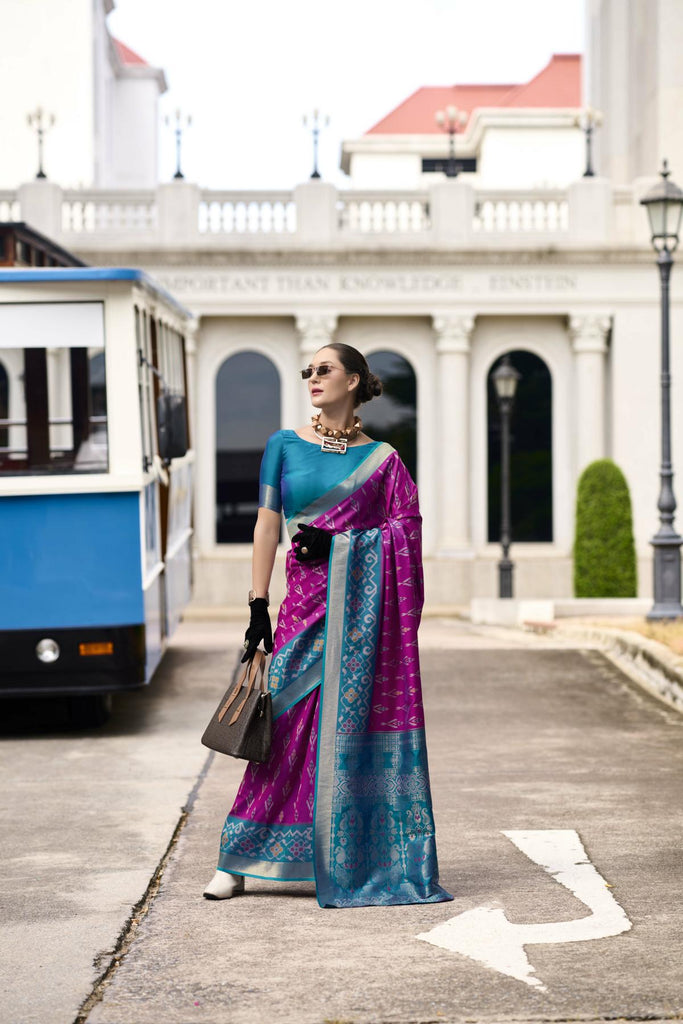 Banarasi Silk Saree with Zari Perfection