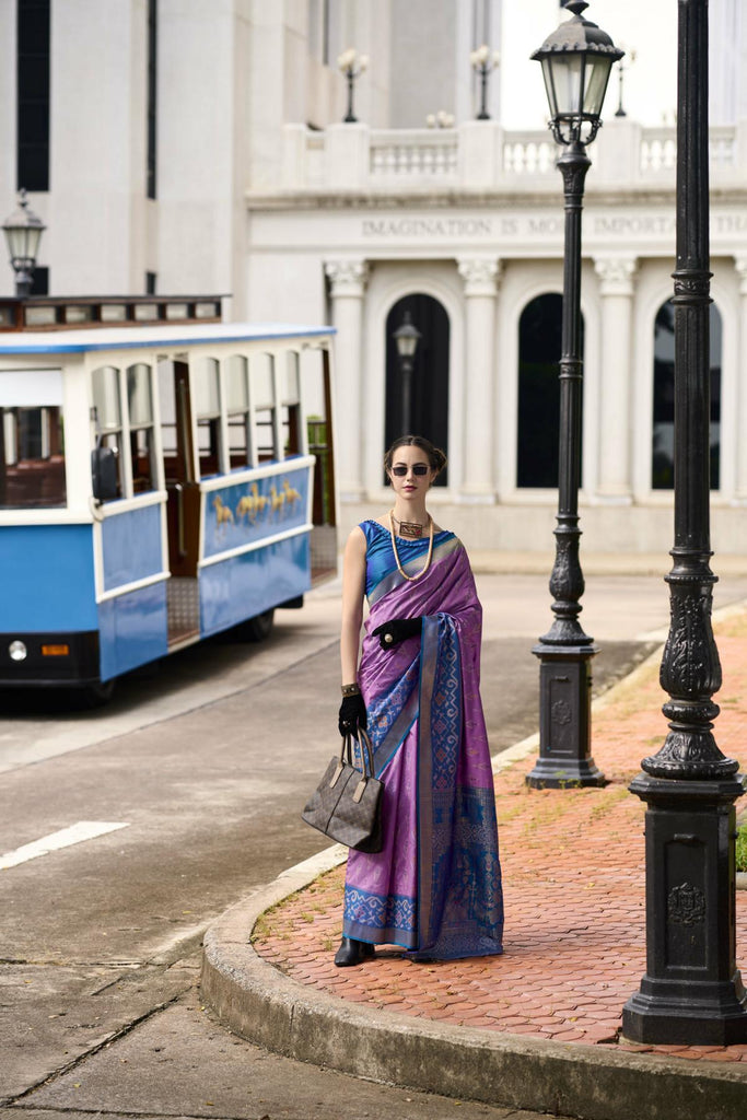 Banarasi Silk Saree with Zari Perfection