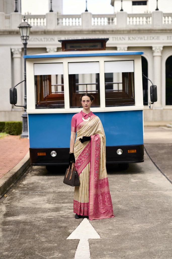 Banarasi Silk Saree with Zari Perfection