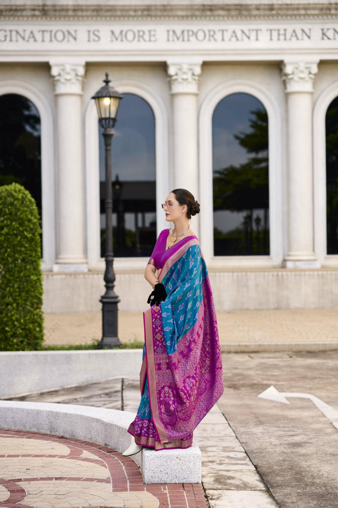 Banarasi Silk Saree with Zari Perfection