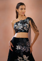 Black  Lehenga Online