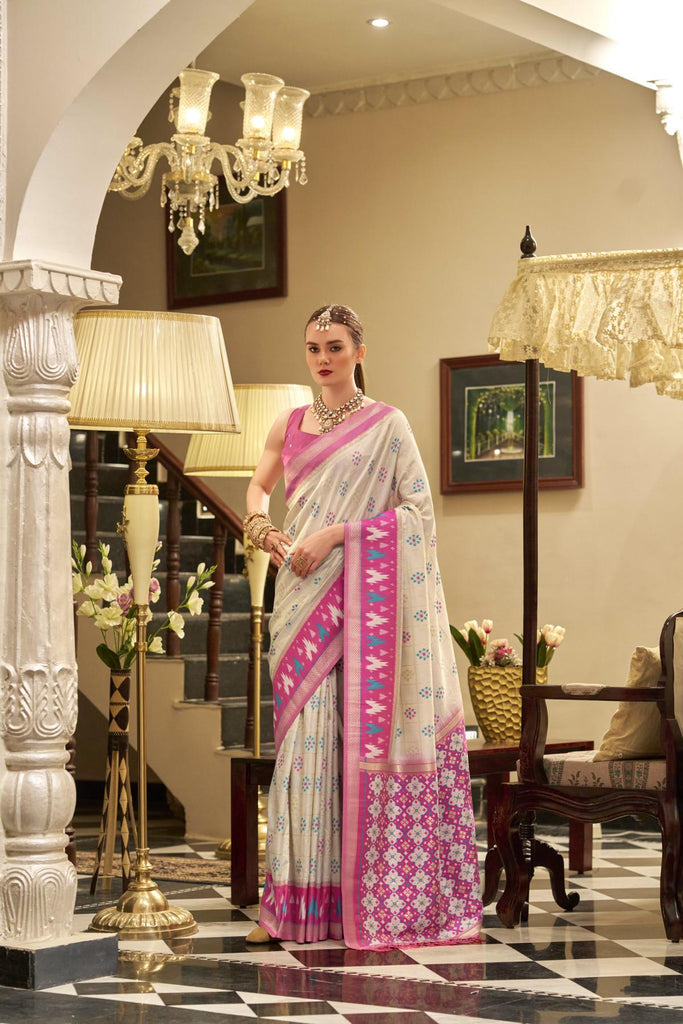 Banarasi Silk Saree With Zari