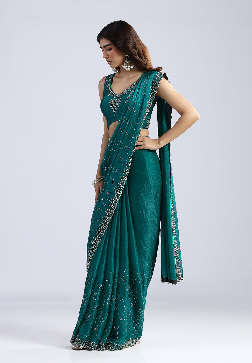 Organza saree