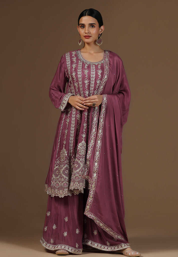 Elegance Crepe Sharara Suit