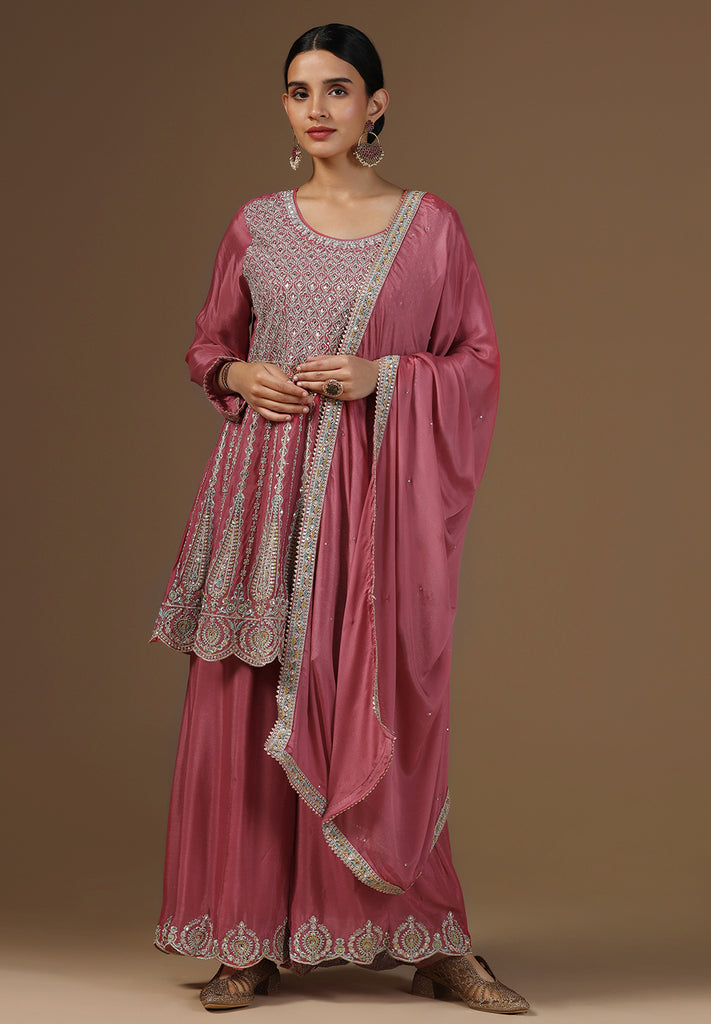 Elegance Crepe Sharara Suit