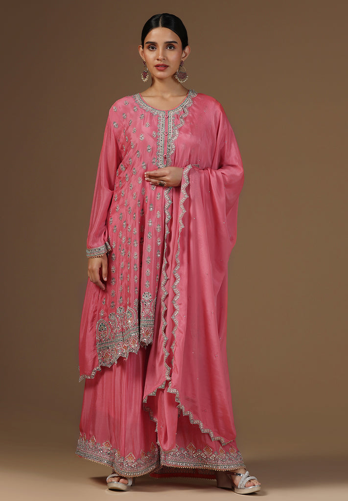 Elegance Crepe Sharara Suit