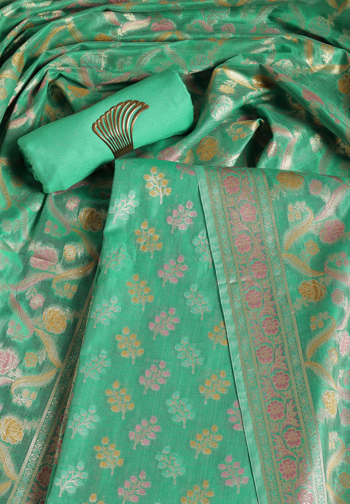 Banarasi Chanderi Fabric Suit Set