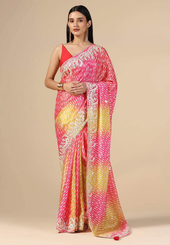 CREPE DESIGNER SAREE