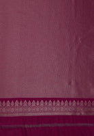 Buy Elegant Wine Banarsi Stain Silk Saree for Women