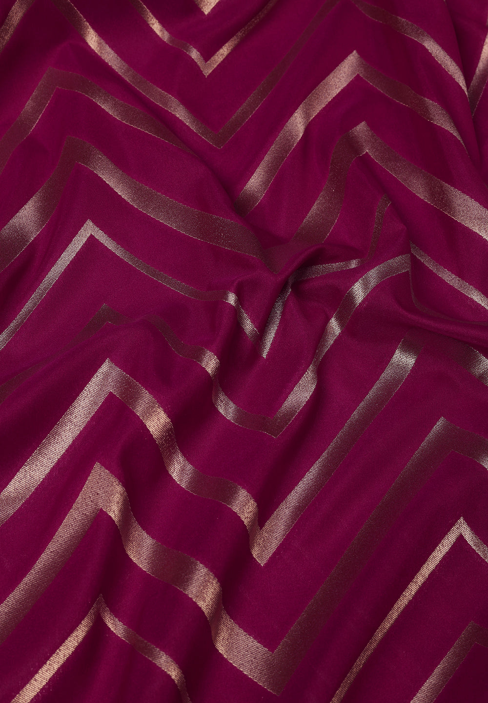 Wine Banarasi Silk Saree