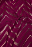 Wine Banarasi Silk Saree