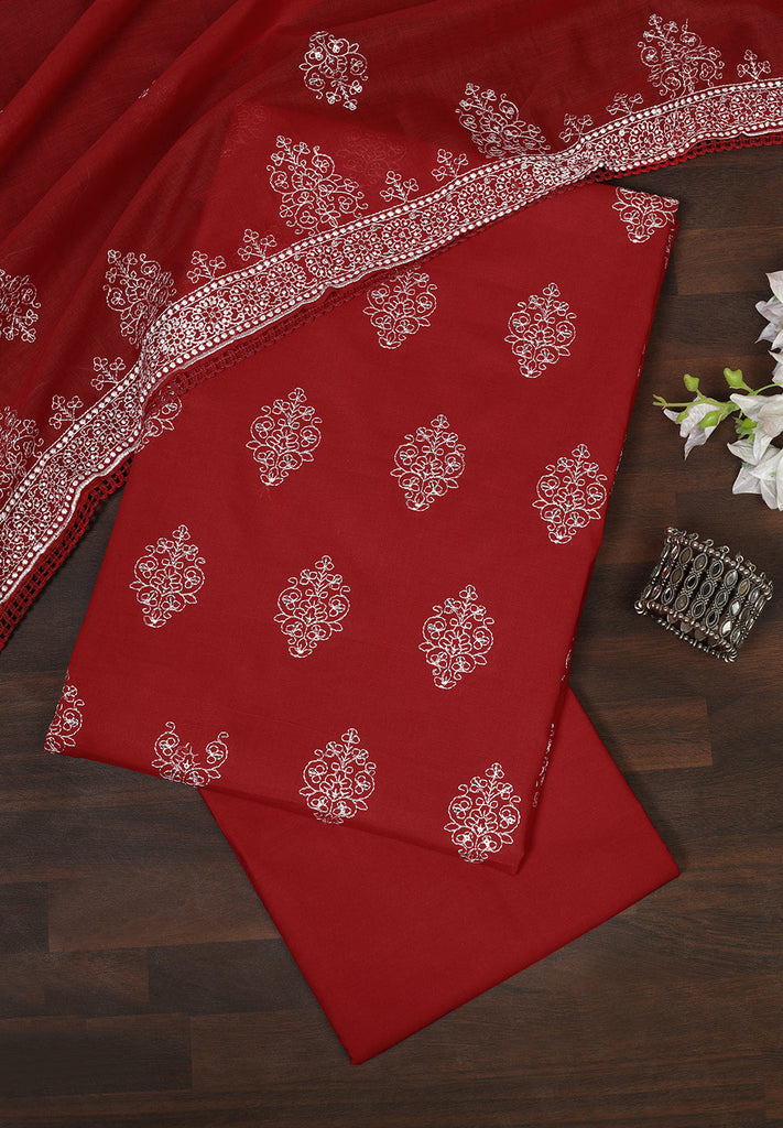 Cotton Unstitched Suit Set