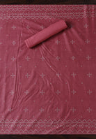 Unstitched Suit Sets With Mirror Work 