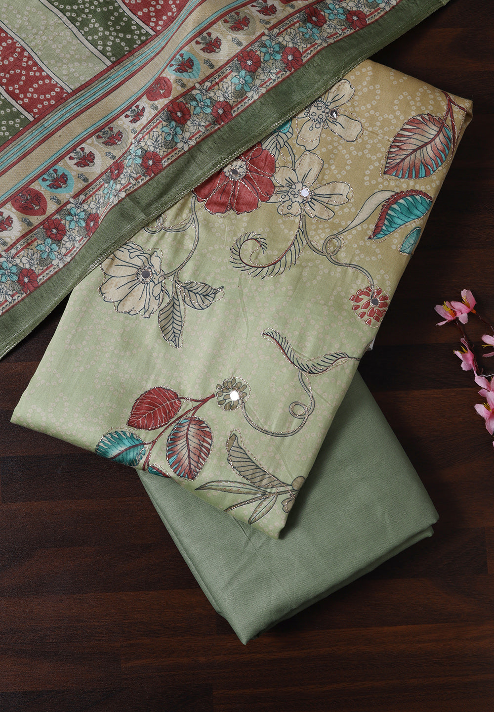 Muslin Cotton Fabric Suit Set