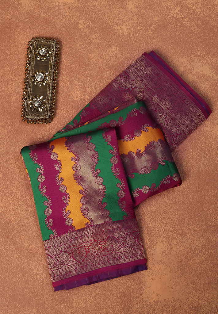 BANARASI MULTI SILK SAREE